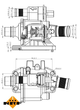 725058 NRF Термостат PSA 1.4D/1.6D/1.6DH 02.06- - зображення 4