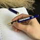 Именная Синяя Шариковая Ручка с Именем, с Индивидуальной Надписью, с Гравировкой, с Колпачком, с Заменяемым Стержнем - изображение 2