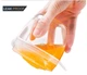 Силиконовые универсальные крышки для посуды Silicone Sealing Lids набор 6 штук белые - изображение 4