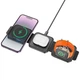 Бездротова зарядка Qi 3в1 HOCO CQ4 Flash folding QI |15W Max| Док-станція для iPhone + iWatch + Airpods Black - зображення 1