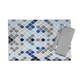 Набор салфеток Cosas RHOMB GREY BLUE&SMOKY 35х35 см 2шт. + 30х42 см 2 шт. (4822052071496) - изображение 1