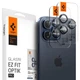 Захисне скло Spigen для камери iPhone 15 Pro | 15 Pro Max | 14 Pro | 14 Pro Max Optik.TR "EZ FIT" (2 pack) Titanium (AGL07164) - зображення 1