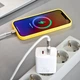 МЗП Baseus Compact Quick Charger 20W QC+ PD (1Type-C + 1USB) white - изображение 2