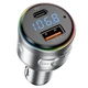 FM трансмитер + зарядное устройство в авто Proove FM Launcher Maxi Wave 30W (PD+QC3.0) Type-C+USB silver 508830012 NS-FF - изображение 4