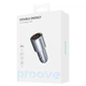 Автомобільний зарядний пристрій 36W (2xUSB) Proove Double Energy metal gray | Зарядка для телефону в прикурювач 488580092 - зображення 2