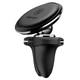 Автомобільний тримач Baseus Magnetic Air Vent Car Mount With Cable Clip black - зображення 1