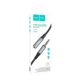 Аудиокабель-удлинитель Hoco UPA20 3.5mm (1m) metal gray - изображение 8