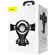 Автомобільний тримач Baseus Osculum Type Gravity Car Mount black - зображення 2