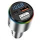 FM-трансмиттер + зарядное устройство Proove FM Launcher Power Drive 30W (PD+QC3.0) Type-C+USB silver 508820012 NS-FF - изображение 4