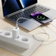 Мережевий зарядний пристрій Proove Silicone Power Plus 30W (Type-C + USB) білий - зображення 2