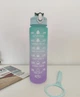 Пляшечка для води Aqua Max Purple Blue з маркерами часу, 900 мл, Chansin (75040614) - зображення 4