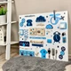Развивающая игрушка Бизиборд по методике Монтессори TG270035370, 80х60 см, Синий - изображение 3