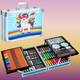 Дитячий набір для творчості Drawing Board ART- 3965 145 предметів кейс Блакитний - зображення 1
