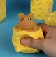 Детская игрушка-антистресс Мышь в сыре Мышка Коричневая - изображение 3