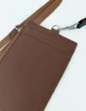 Вертикальний офісний бейдж на стрічці Zipper Brown, бейджик з кишеньками для пропуску, візиток, карток та відділенням на замочку, бейджик на шию, Chansin (74264417) - зображення 7