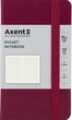 Книга записна Axent Partner, 9.5x14 см, 96 листів, клітка, винна - изображение 1