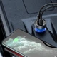 Автомобільний зарядний пристрій Baseus USB/USB Type C 65 Вт 5 A SCP QC 4.0+ PD 3.0 Dark-Gray (YM1787) - зображення 9