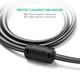 Кабель видео VGA кабель Ugreen 15-pin 1080p Male to Male Cable 3m Black (YM1245) - изображение 5