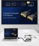 Кабель видео VGA кабель Ugreen 15-pin 1080p Male to Male Cable 3m Black (YM1245) - изображение 6
