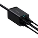 Зарядное устройство Baseus GaN3 Pro GaN 2 x USB Type C 2 x USB 100W с кабелем Black (YM1644) - изображение 7