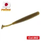 Силіконовий віброхвіст Reins Aji Adder Shad 3" #002 Green Pumpkin (їстівний, 8шт) - зображення 1