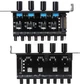 8 Канальний регулятор обертів кулера 3/4 pin SATA PWM реобас (703837641) Чорний - зображення 2