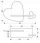 Настенный светильник Candellux Heart 1х5 LED 250 лм 4000 К (21-84552) - изображение 3