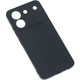 Силіконовий (TPU) чохол Deexe Matte Case для ZTE Blade A54 - Black - зображення 2