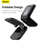 Настольная подставка с зеркалом Baseus Seashell Folding Phone Stand черная - изображение 5