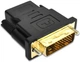 Адаптер STLab DVI-D (24+1) male to HDMI female, поддержка Full HD 1080p@60Hz, двунаправленный (U-994) - изображение 1