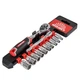 Набор торцевых головок с трещоткой 1/4″ Vitals Master (29-56-186172) - изображение 4