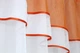 Кухонная гардина VR-Textil № 036к арка белый с оранжевым 280х170 см (52-0466) - изображение 4