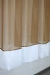 Кухонна фіранка VR-Textil № 047к коричневий з білим 280х170 см (52-0470) - зображення 5
