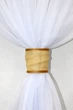 Кухонная занавеска VR-Textil № 114к ламбрекен и тюль золотистый с белым 280х170 см (52-0593) - изображение 3