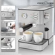 Кофемашина для дома с капучинатором Profi Cook PC-ES 1209 850 Вт электрическая рожковая кофеварка для молотого кофе объем 1,8 л с аналоговым термометром - изображение 7
