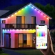 Умный Smart rgbic уличный светильник для фасадов домов, длина 30метров, 72 led лампы - изображение 1