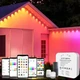 Умный Smart rgbic уличный светильник для фасадов домов, длина 30метров, 72 led лампы - изображение 2