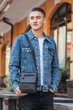 Сумка шкіряна через плече Tiding Bag IT-73302 Чорний 17 х 21 х 5 см - зображення 10