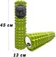 Массажный ролик-валик для МФР и йоги EasyFit Grid Roller 45 см v.2.2 роллер-массажер для спины, ног, рук и шеи EF-2028-GN Салатовый (56001826) - изображение 1