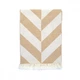 Плед-накидка Barine - Fishbone Throw Mustard 130*180 - изображение 1