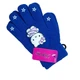 Перчатки детские с начесом Hello Kitty 5-7 года осень синий - изображение 5