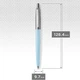 Ручка шариковая Parker JOTTER Originals Arctic Blue CT BP 15 932_7457 - изображение 3