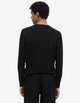 Джемпер H&M М0127256 (05643582) колір чорний S - изображение 2