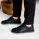 Чоловічі Кросівки Шкіряні Чоловічі Кроси Чорні Clubshoes 46 (125854) - зображення 11