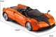 Іграшкова металева спортивна машина Автопром Pagani Huayra Roadster масштаб 1:24 - зображення 5