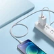 Кабель Baseus Dynamic Series Fast Charging Type-C to Lightning 20W (1m) green - изображение 4
