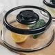 Вакуумна багаторазова кришка для продуктів Vacuum Food Sealer 19 см Чорна - зображення 1
