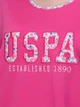 Домашній одяг U. S. Polo Assn - Футболка та бриджі 15601 фуксія, M - зображення 3