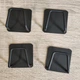 Тримачі для кухонної губки-мочалки в раковину Haowa Sponge Holder (3M) 4шт Чорні - зображення 2