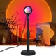 Проекційна різнокольорова RGB лампа Sunset Lamp з ефектом заходу сонця з пультом світильник від USB ЮСБ - зображення 3